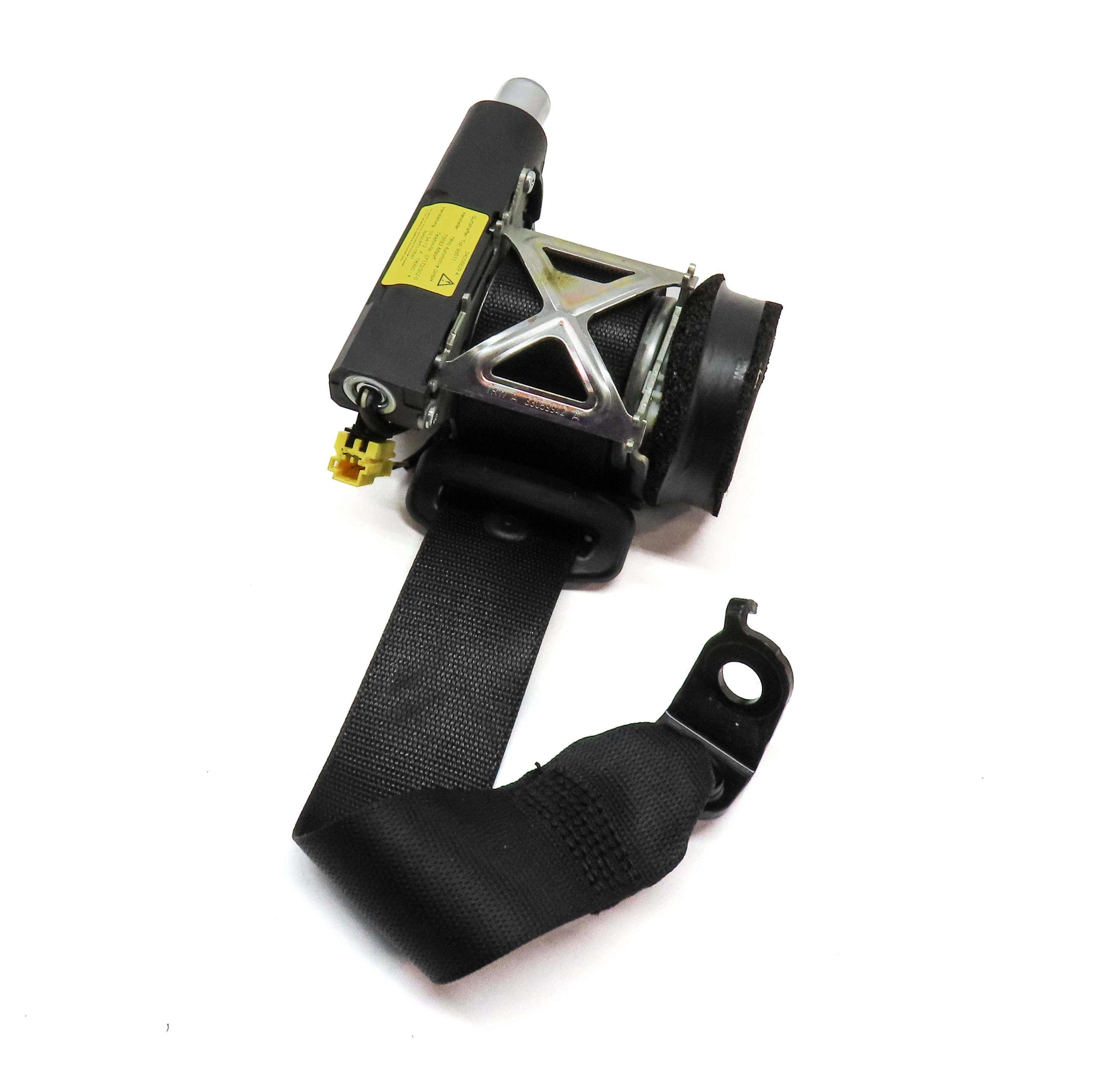 2012 MERCEDES E350 SEDAN (W212) REAR LEFT SEAT SEATBELT RETRACTOR (Black) — exact item pictured